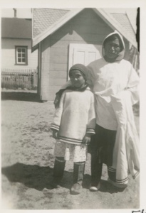Image of Eskimo [Inuit] woman and girl